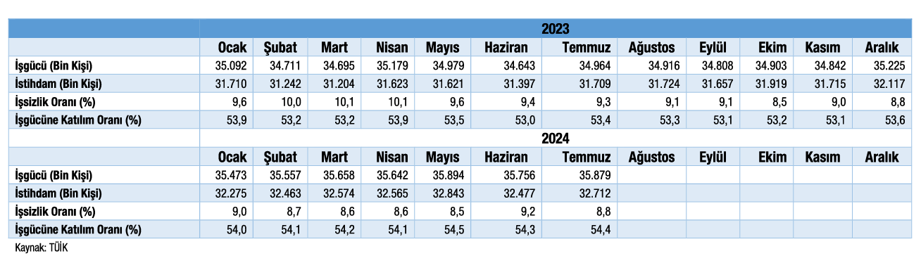 Temel İşgücü Göstergeleri-Tablo-10.09.2024